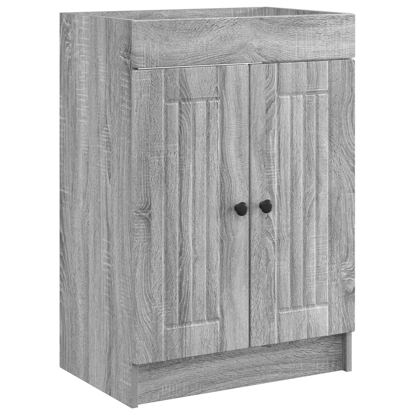vidaXL Σετ Επίπλων Μπάνιου Γκρι Sonoma 78,5 x 37,5 x 81 εκ