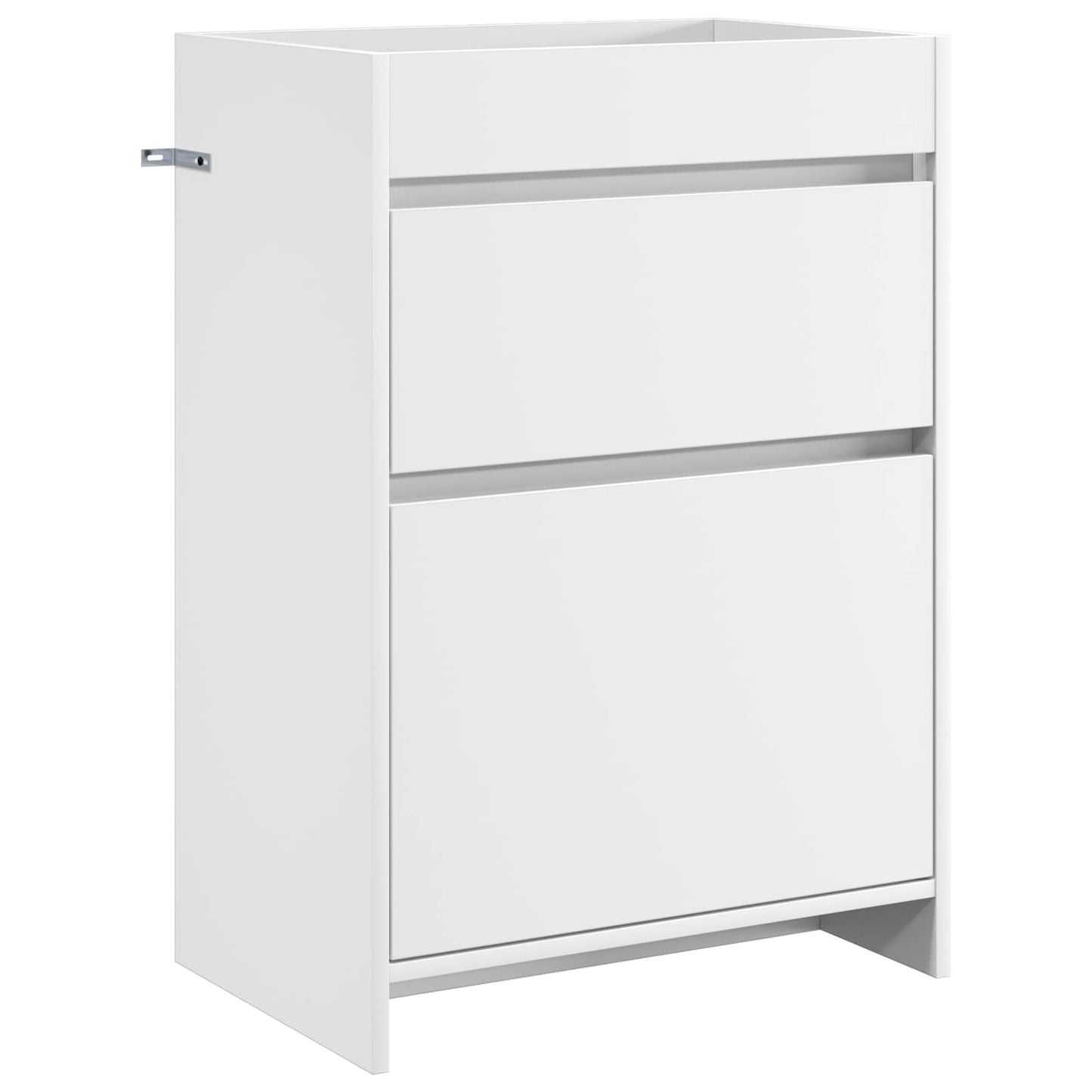 vidaXL Σετ Επίπλων Μπάνιου Λευκό 61 x 40 x 84,5 εκ Επεξεργασμένο Ξύλο