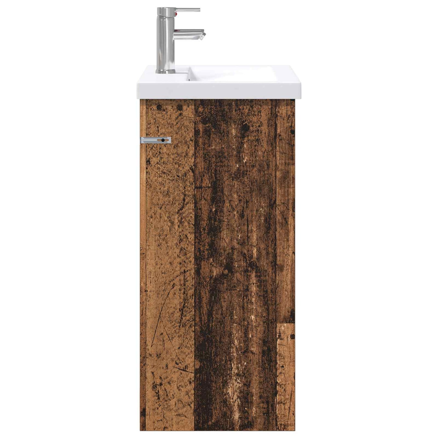 vidaXL Σετ Επίπλων Μπάνιου Παλαιωμένο ξύλο 61 x 40 x 84,5 εκ