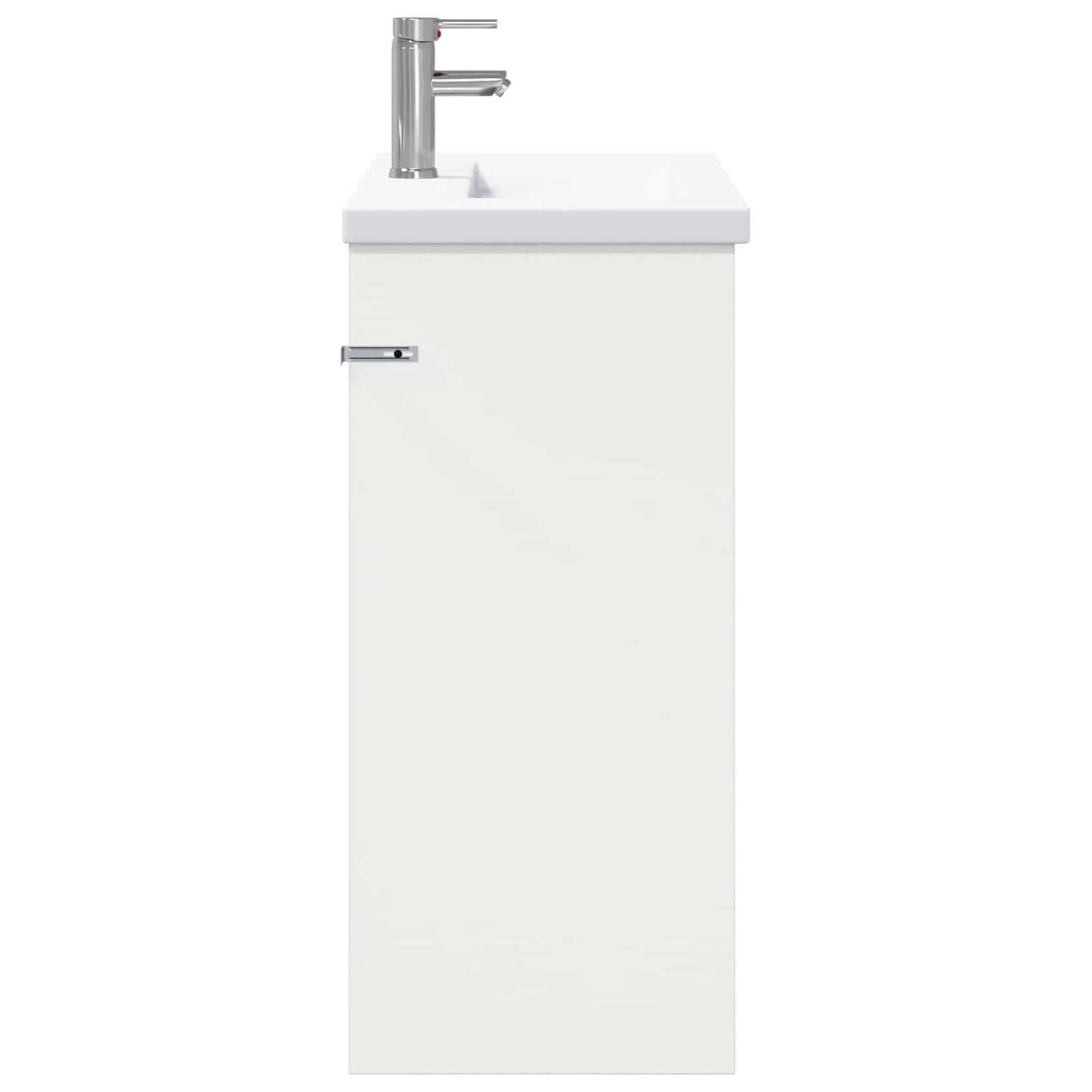 vidaXL Σετ Επίπλων Μπάνιου Λευκό 81 x 40 x 84,5 εκ Επεξεργασμένο Ξύλο