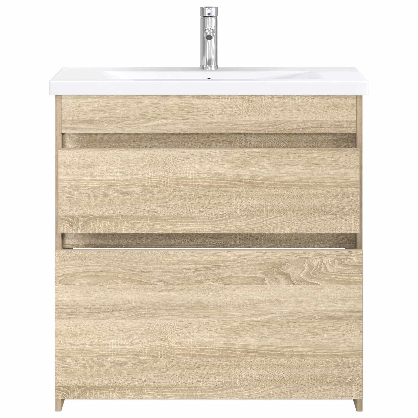 vidaXL Σετ Επίπλων Μπάνιου Sonoma Δρυς 81 x 40 x 84,5 εκ