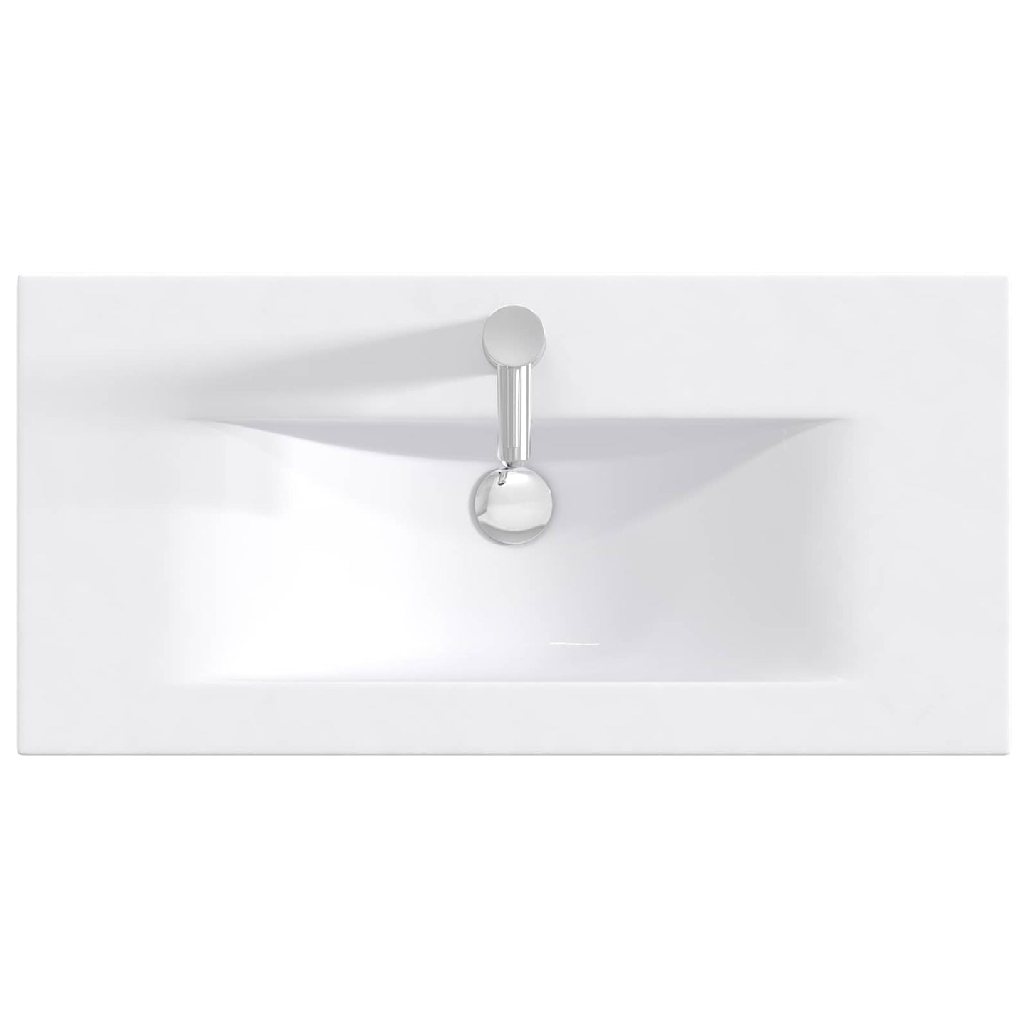 vidaXL Σετ Επίπλων Μπάνιου Γκρι Σκυροδέματος 81 x 40 x 84,5 εκ