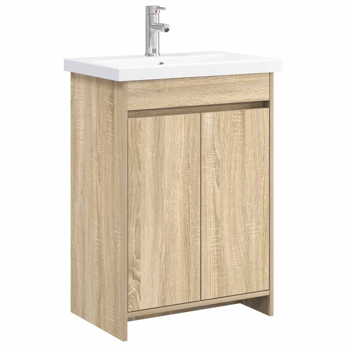 vidaXL Σετ Επίπλων Μπάνιου Sonoma Δρυς 61 x 40 x 84,5 εκ