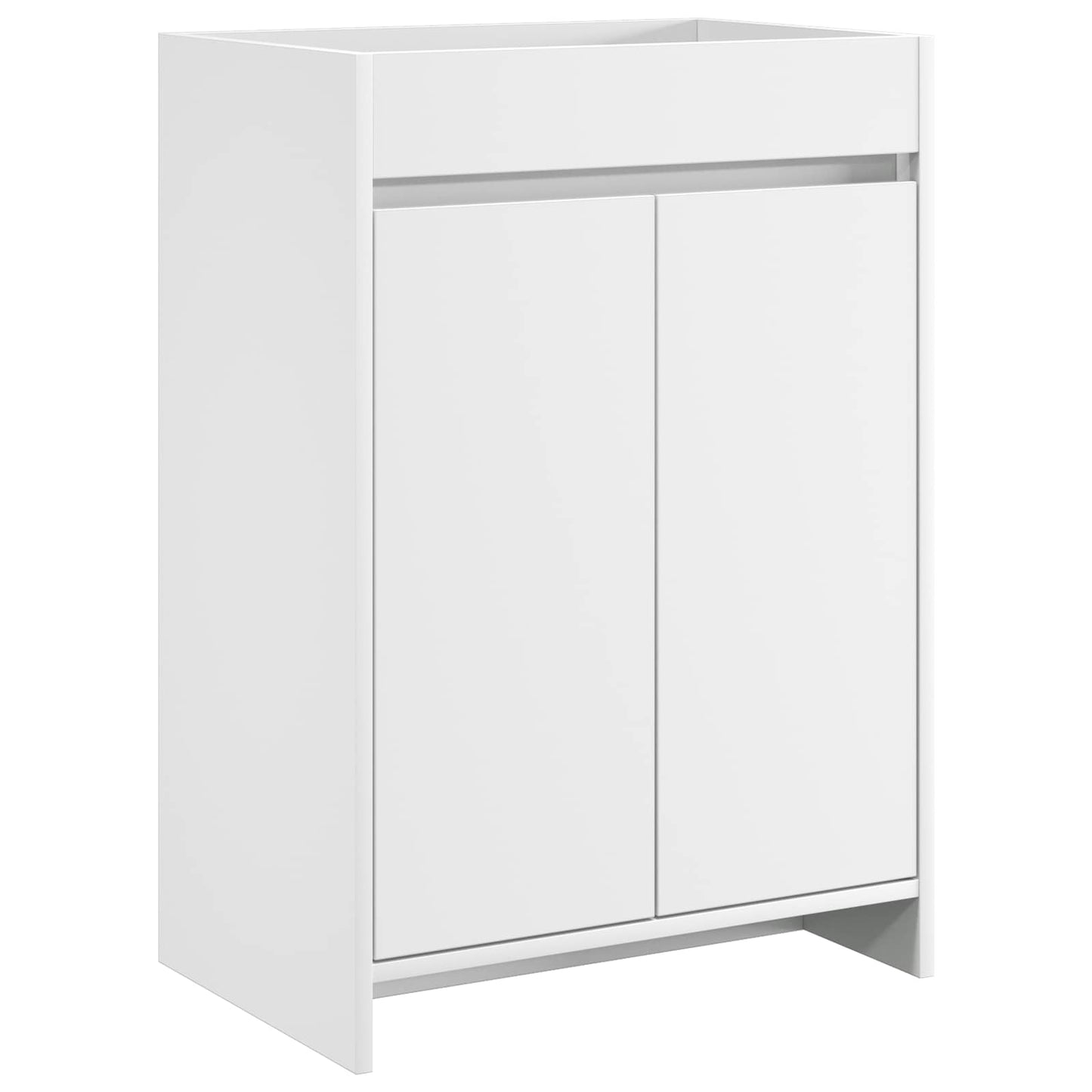 vidaXL Σετ Επίπλων Μπάνιου Λευκό 81 x 40 x 84,5 εκ Επεξεργασμένο Ξύλο