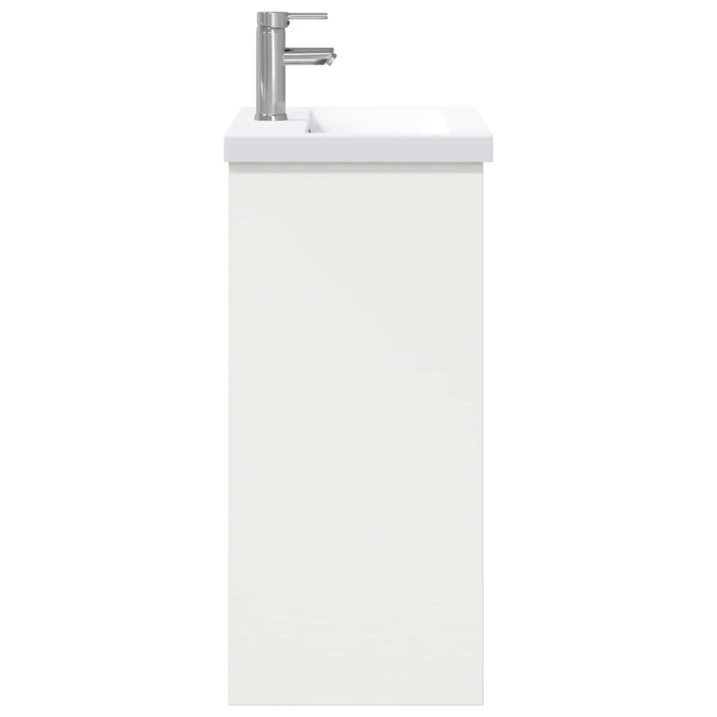 vidaXL Σετ Επίπλων Μπάνιου Λευκό 81 x 40 x 84,5 εκ Επεξεργασμένο Ξύλο