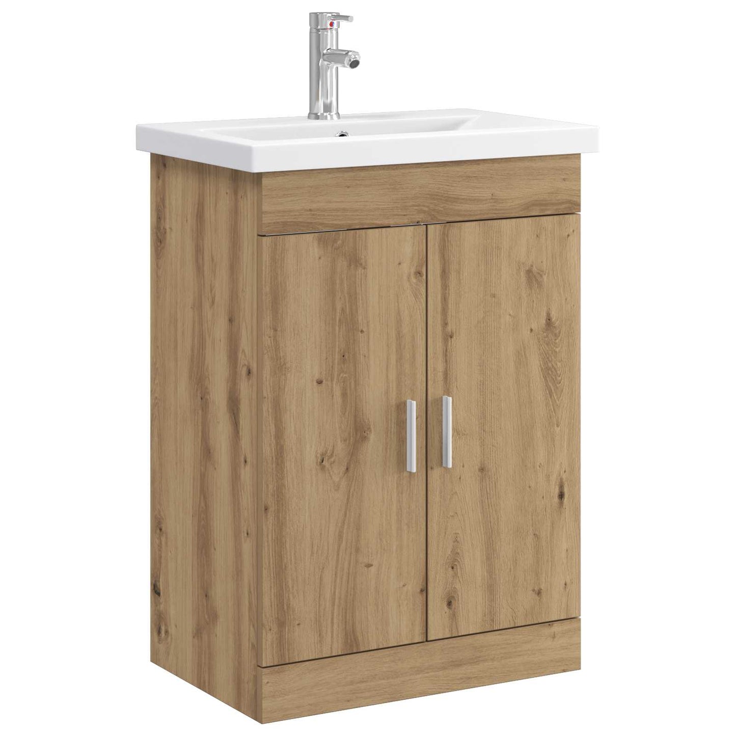 vidaXL Σετ Επίπλων Μπάνιου Artisan Δρυς 61 x 40 x 84,5 εκ