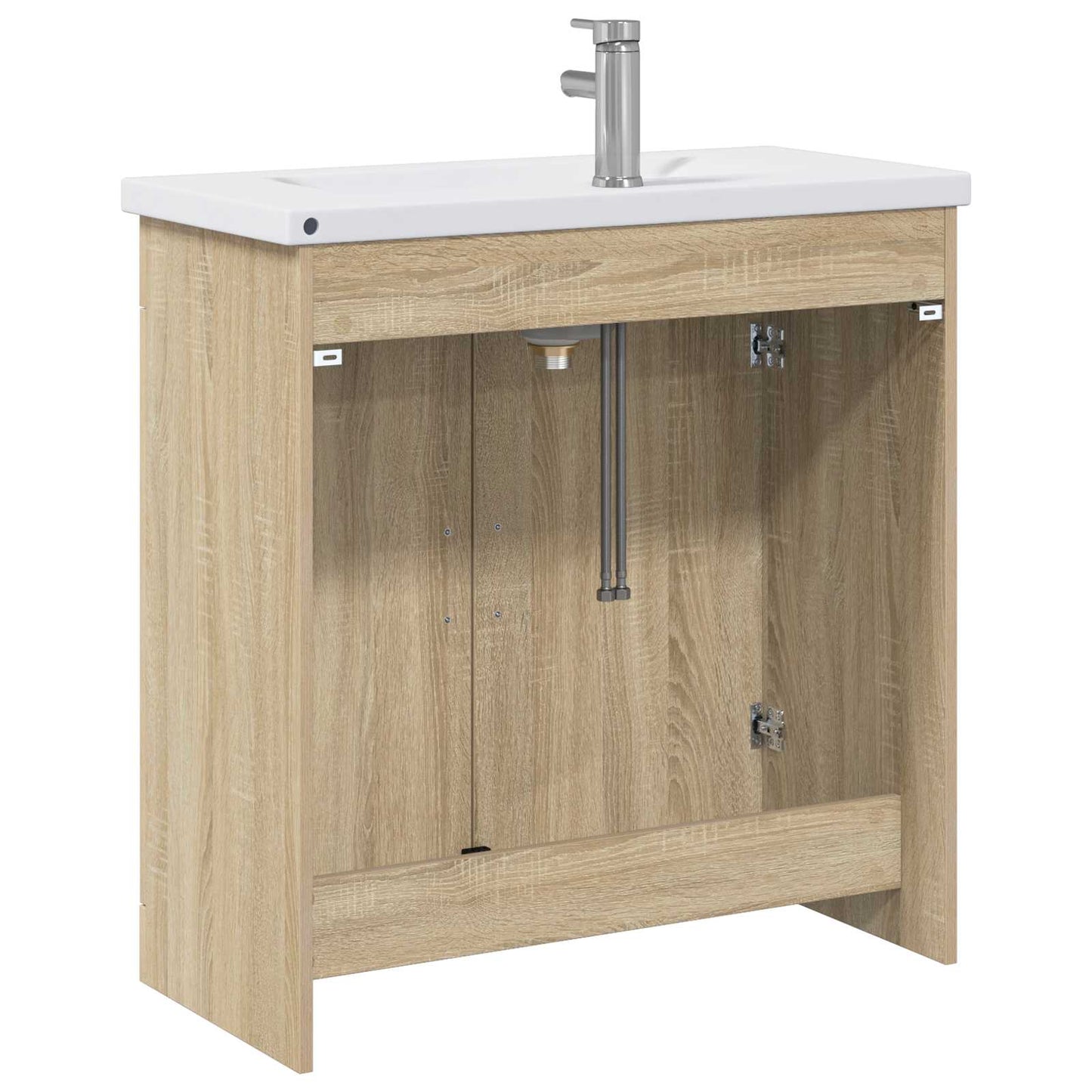 vidaXL Σετ Επίπλων Μπάνιου Sonoma Δρυς 81 x 40 x 84,5 εκ