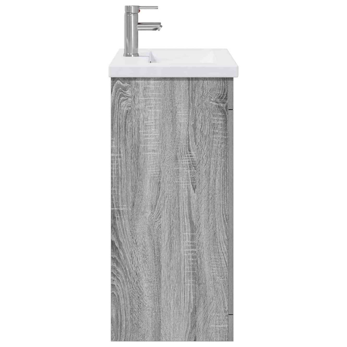 vidaXL Σετ Επίπλων Μπάνιου Γκρι Sonoma 81 x 40 x 84,5 εκ