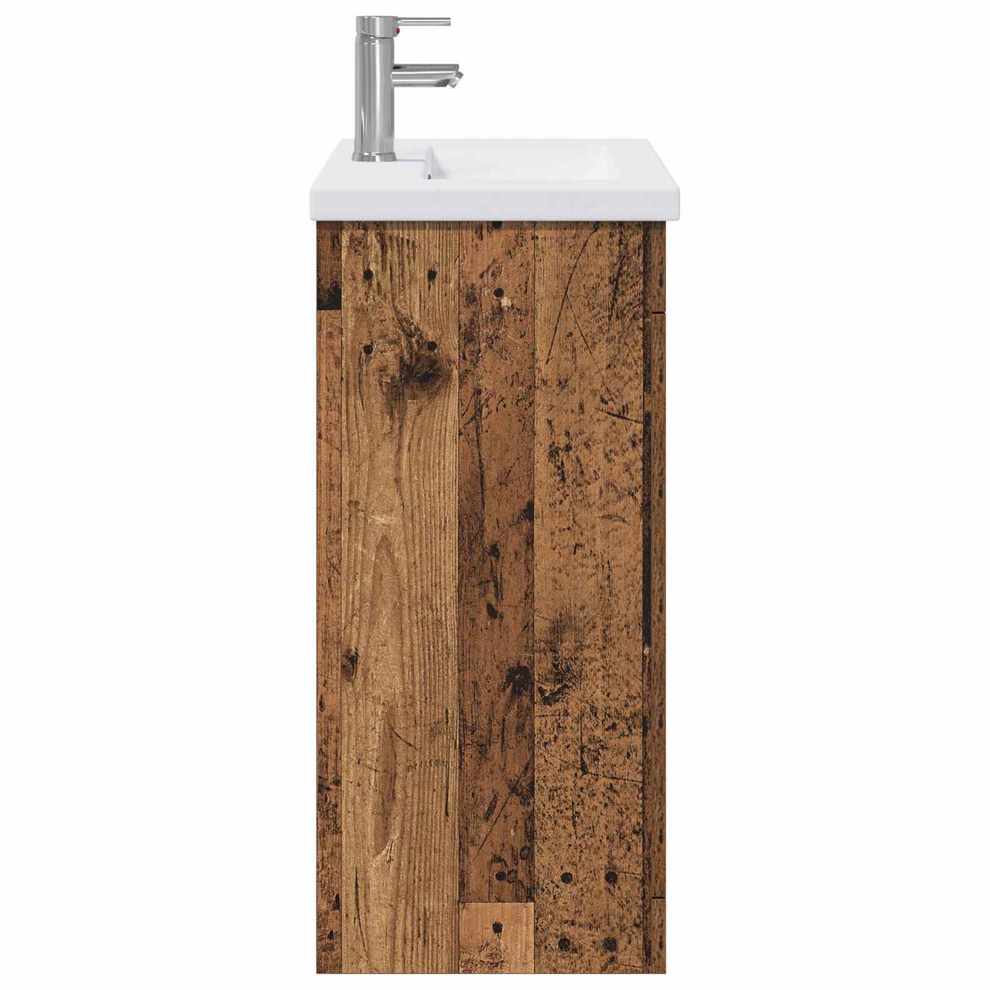 vidaXL Σετ Επίπλων Μπάνιου Παλαιωμένο ξύλο 81 x 40 x 84,5 εκ