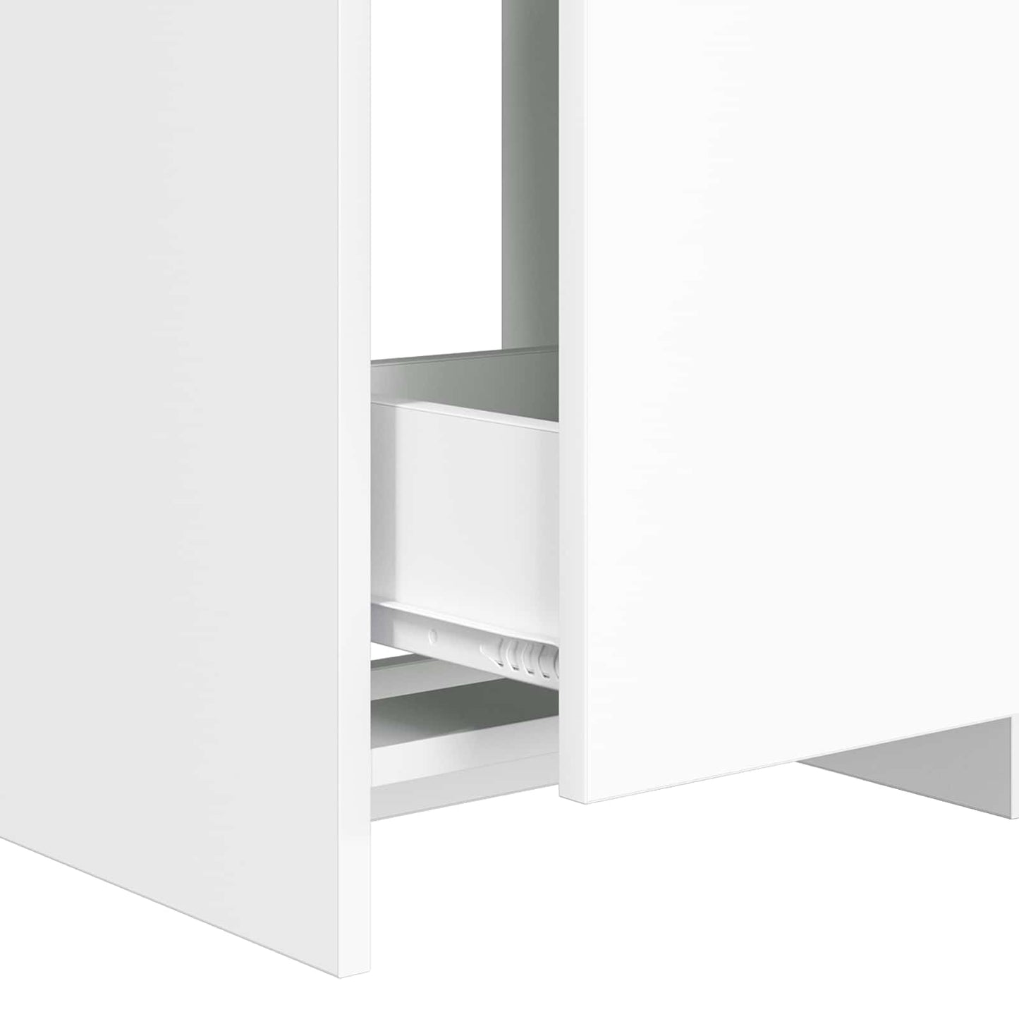 vidaXL Σετ Επίπλων Μπάνιου Λευκό 61 x 40 x 84,5 εκ Επεξεργασμένο Ξύλο