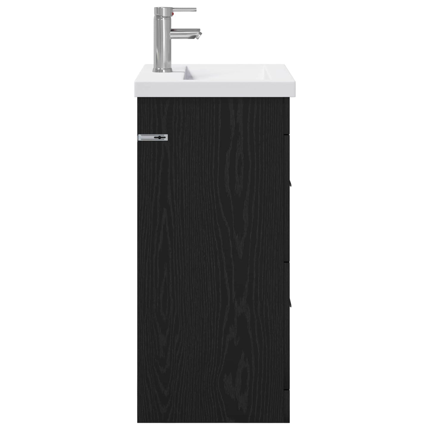 vidaXL Σετ Επίπλων Μπάνιου Μαύρη Δρυς 61 x 40 x 84,5 εκ