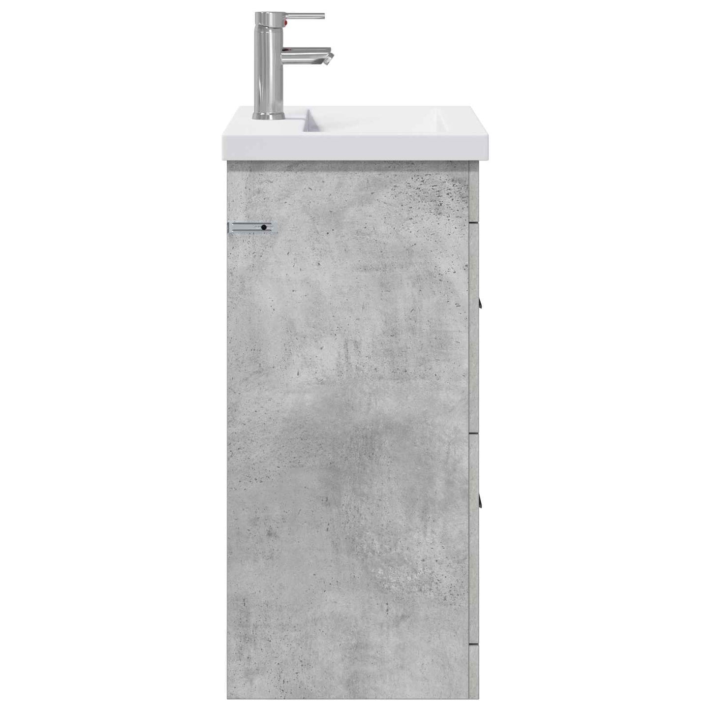 vidaXL Σετ Επίπλων Μπάνιου Γκρι Σκυροδέματος 61 x 40 x 84,5 εκ
