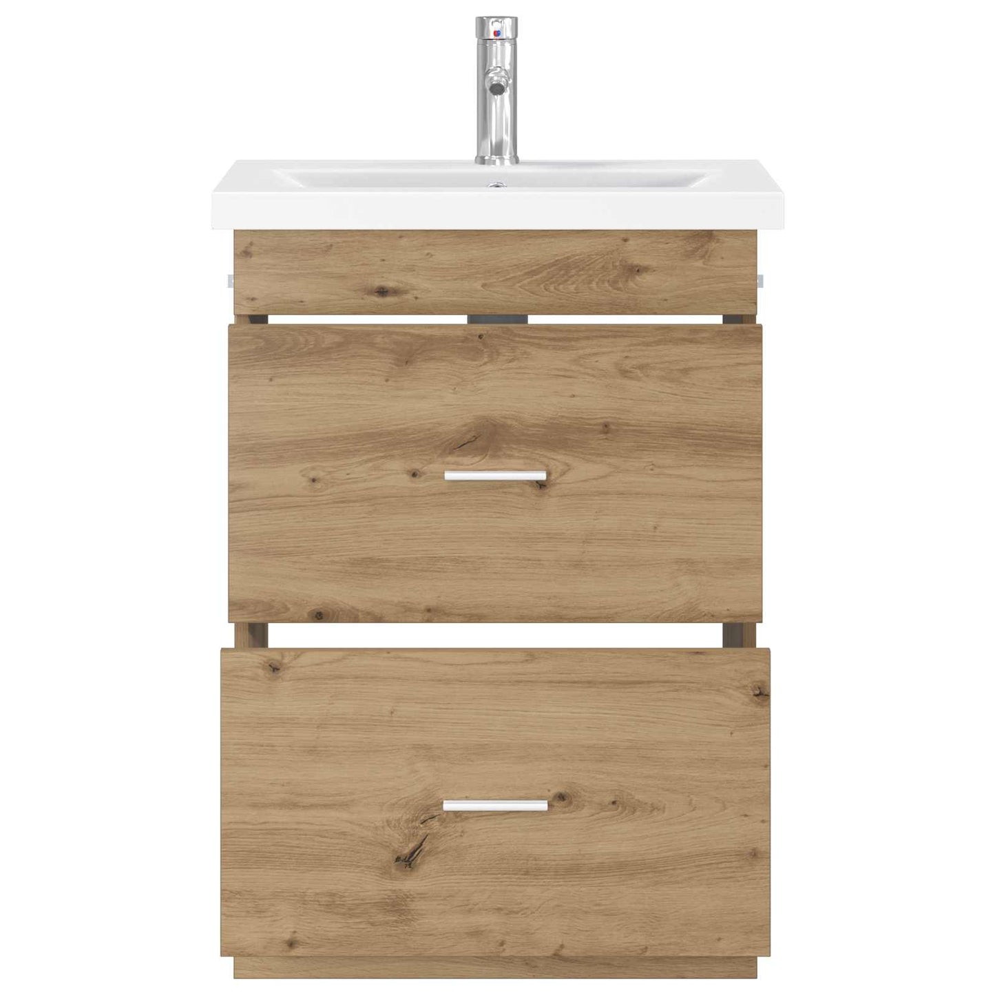 vidaXL Σετ Επίπλων Μπάνιου Artisan Δρυς 61 x 40 x 84,5 εκ