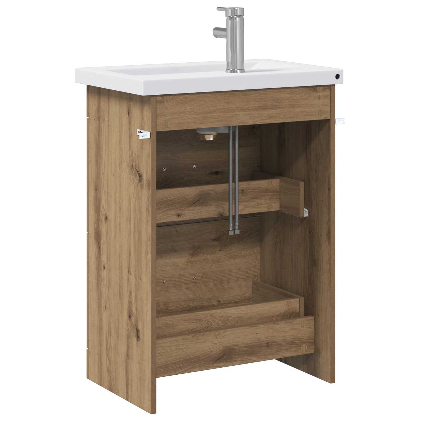 vidaXL Σετ Επίπλων Μπάνιου Artisan Δρυς 61 x 40 x 84,5 εκ