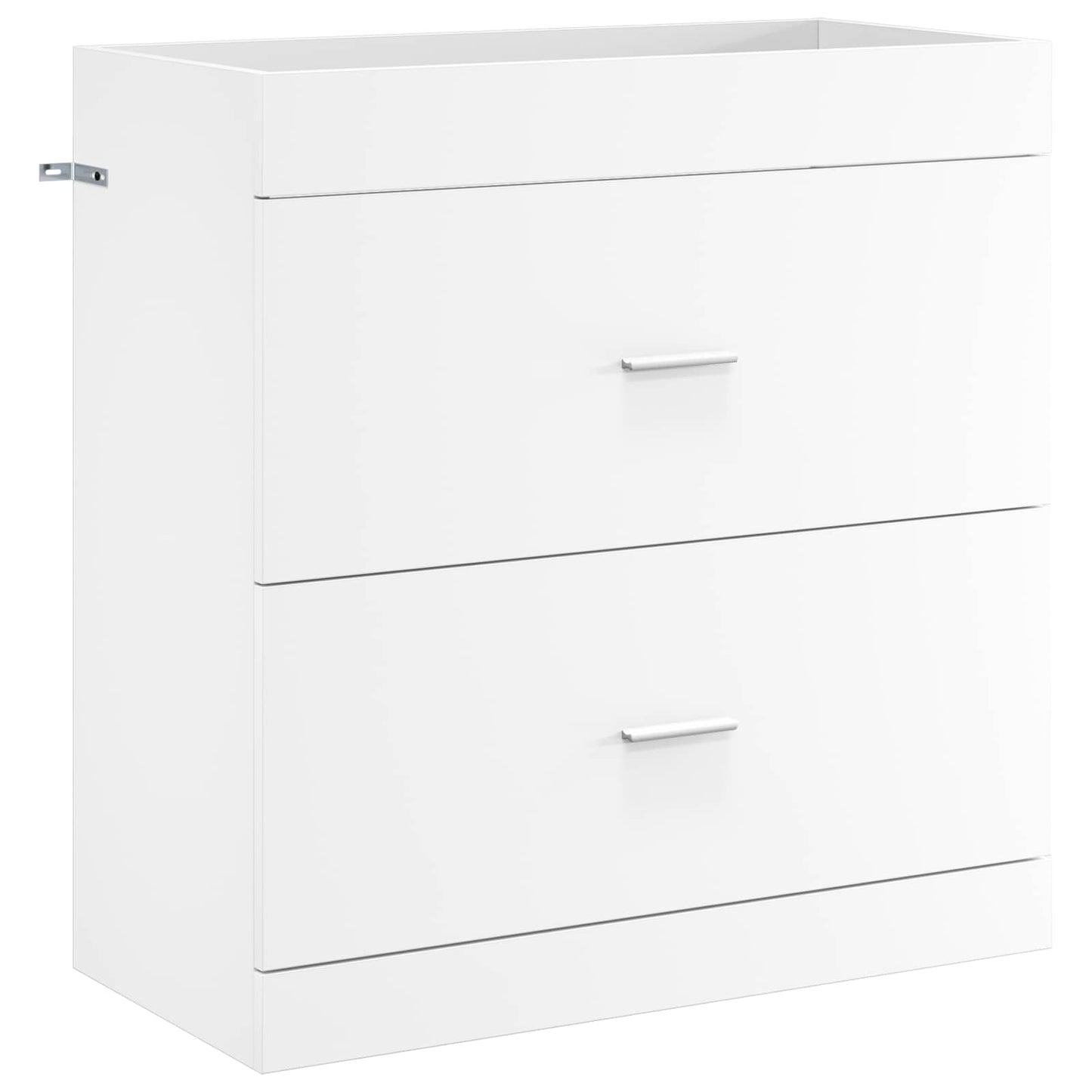 vidaXL Σετ Επίπλων Μπάνιου Λευκό 81 x 40 x 84,5 εκ Επεξεργασμένο Ξύλο