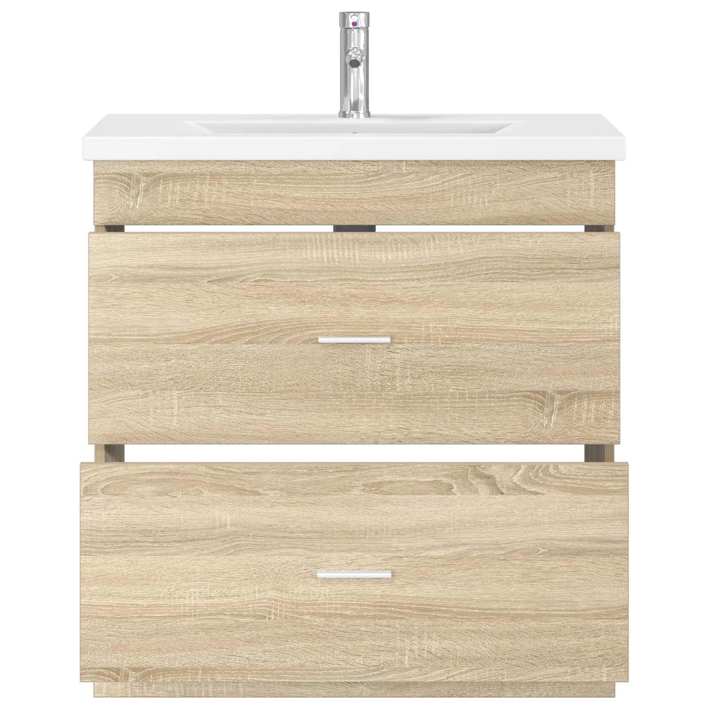 vidaXL Σετ Επίπλων Μπάνιου Sonoma Δρυς 81 x 40 x 84,5 εκ
