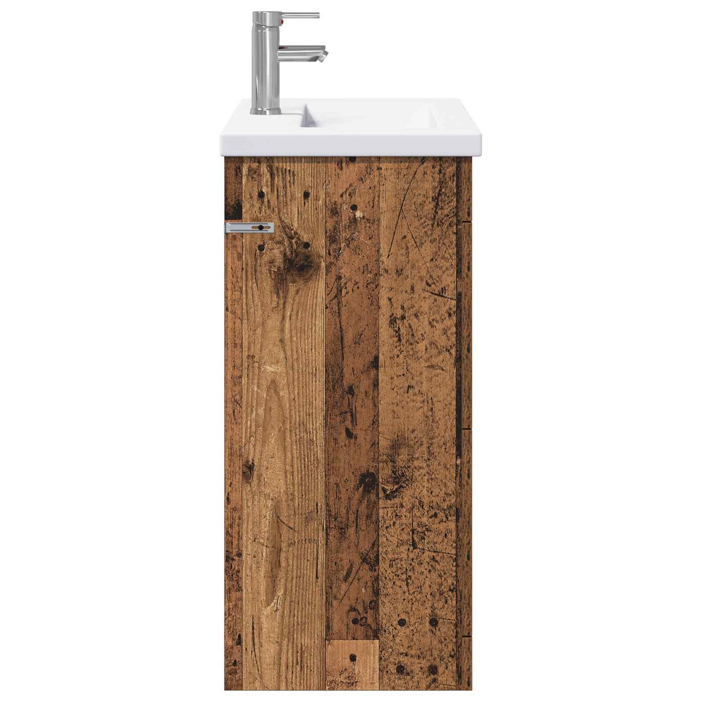vidaXL Σετ Επίπλων Μπάνιου Παλαιωμένο ξύλο 81 x 40 x 84,5 εκ