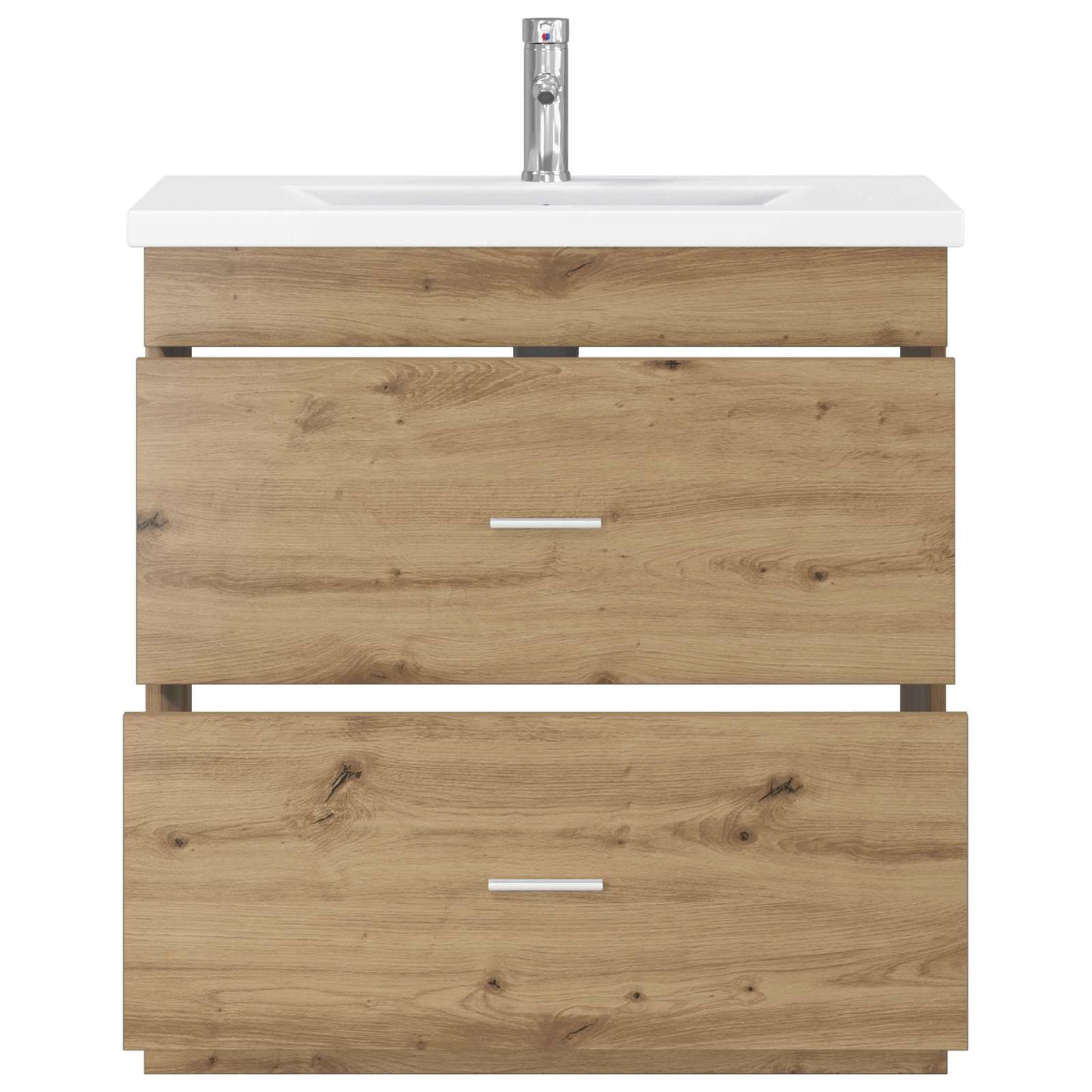vidaXL Σετ Επίπλων Μπάνιου Artisan Δρυς 81 x 40 x 84,5 εκ