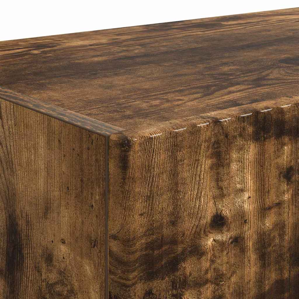 vidaXL Ντουλάπι Τηλεόρασης Τοίχου Καπνιστό Δρύς 60 x 31 x 29.5 εκ