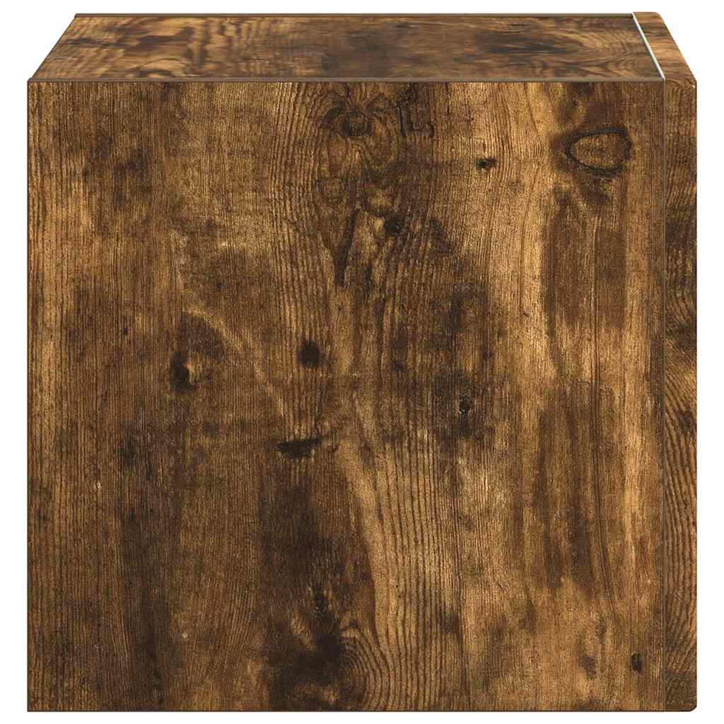 vidaXL Ντουλάπι Τηλεόρασης Τοίχου Καπνιστό Δρύς 60 x 31 x 29.5 εκ