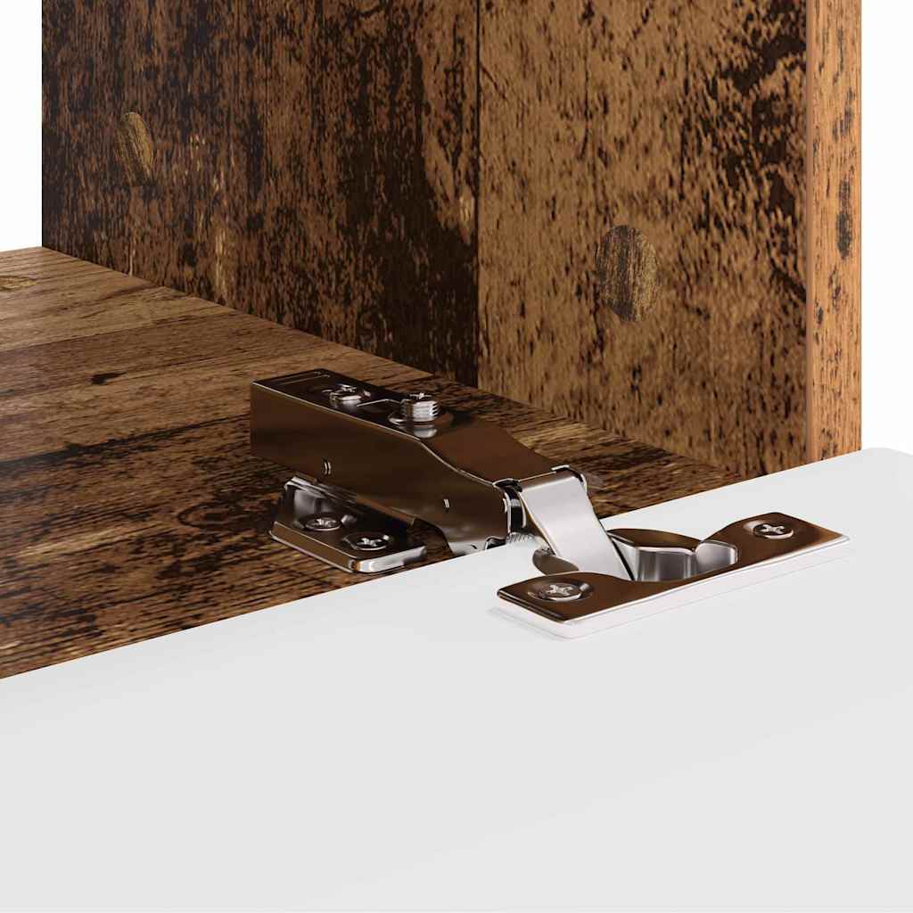 vidaXL Ντουλάπι Τηλεόρασης Τοίχου Παλιό Ξύλο 60 x 31 x 29.5 εκ