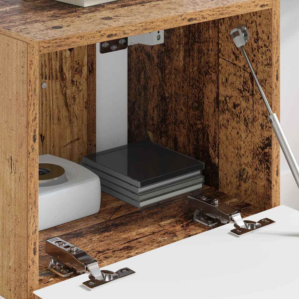 vidaXL Ντουλάπι Τηλεόρασης Τοίχου Παλιό Ξύλο 60 x 31 x 29.5 εκ