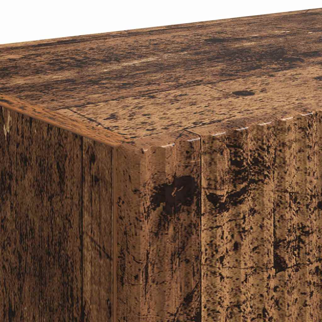 vidaXL Ντουλάπι Τηλεόρασης Τοίχου 2 pcs Παλιό Ξύλο 60 x 31 x 29.5 εκ