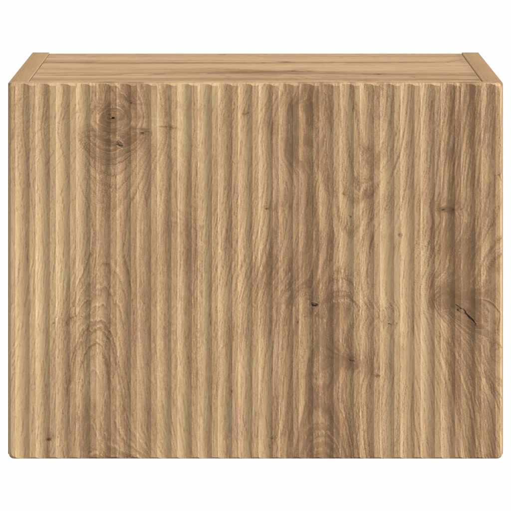 vidaXL Ντουλάπι Τηλεόρασης Τοίχου Καρυδιά Χειροποίητης Εργασίας