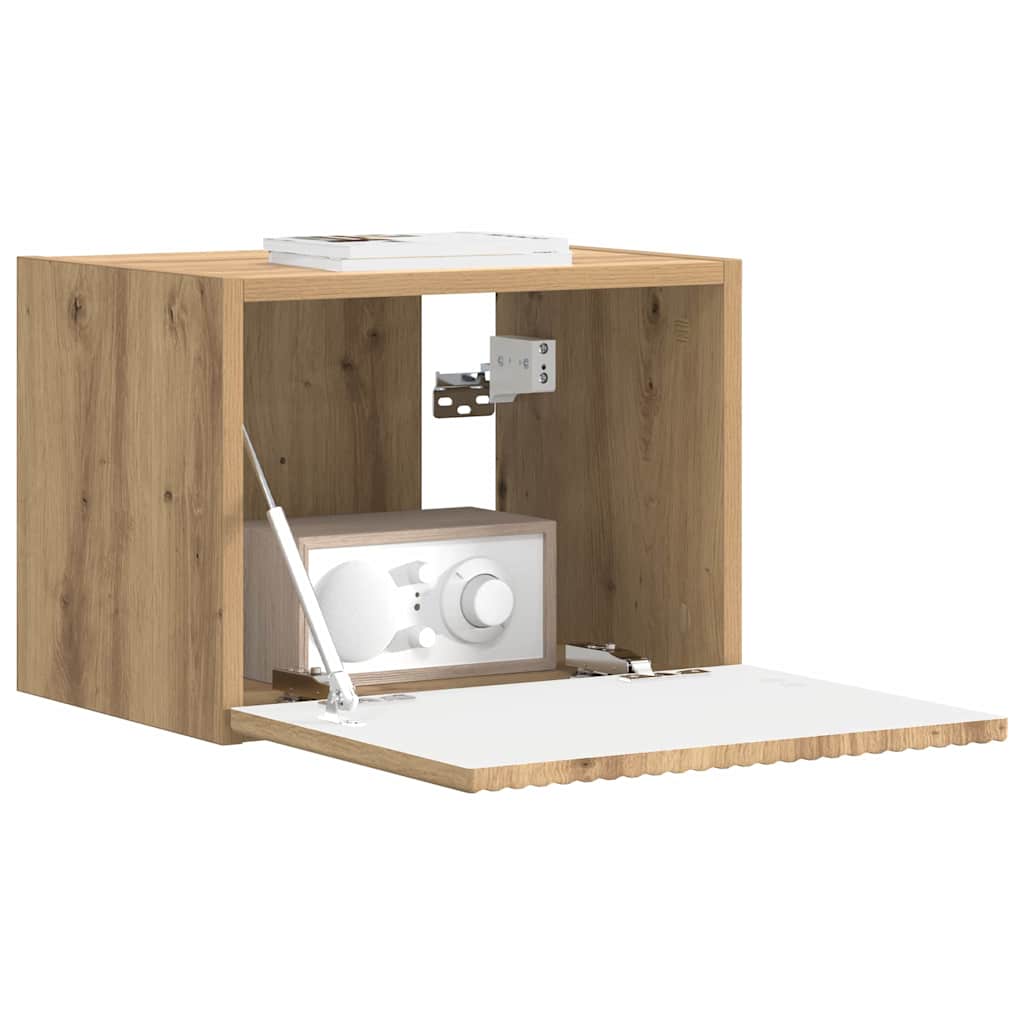 vidaXL Ντουλάπι Τηλεόρασης Τοίχου Καρυδιά Χειροποίητης Εργασίας