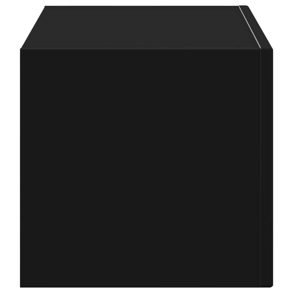 vidaXL Ντουλάπι Τηλεόρασης Τοίχου Επιτοίχιο Μαύρο 60 x 31 x 29.5 εκ