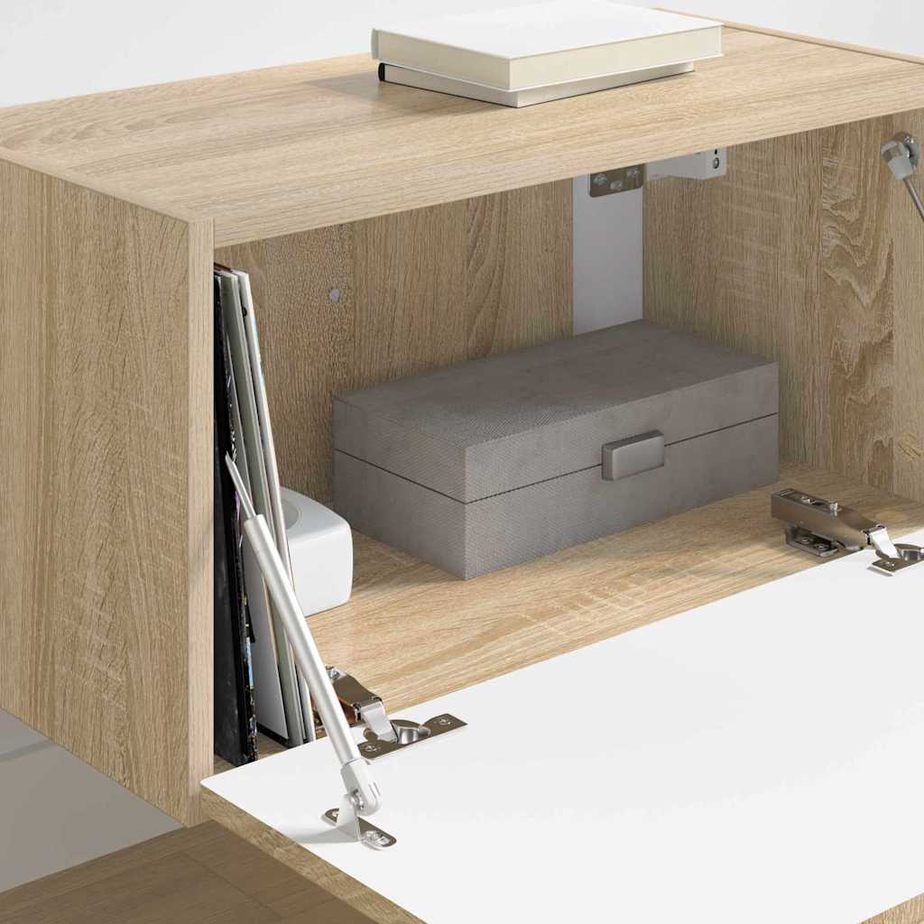 vidaXL Ντουλάπι Τηλεόρασης Τοίχου Επιτοίχιο Σονόμα 60 x 31 x 29.5 εκ