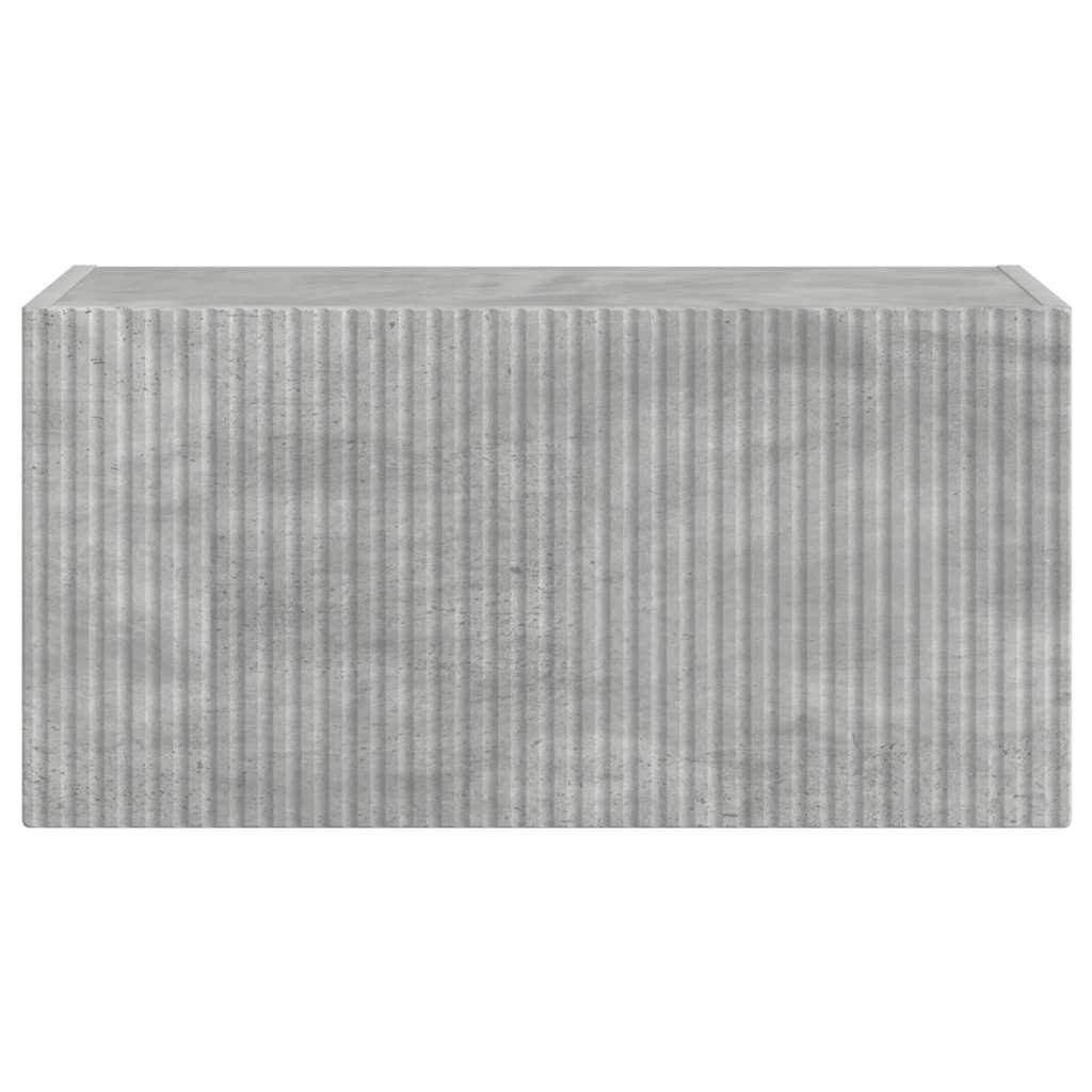 vidaXL Ντουλάπι Τηλεόρασης Τοίχου Σκυρόδεμα 60 x 31 x 29.5 εκ