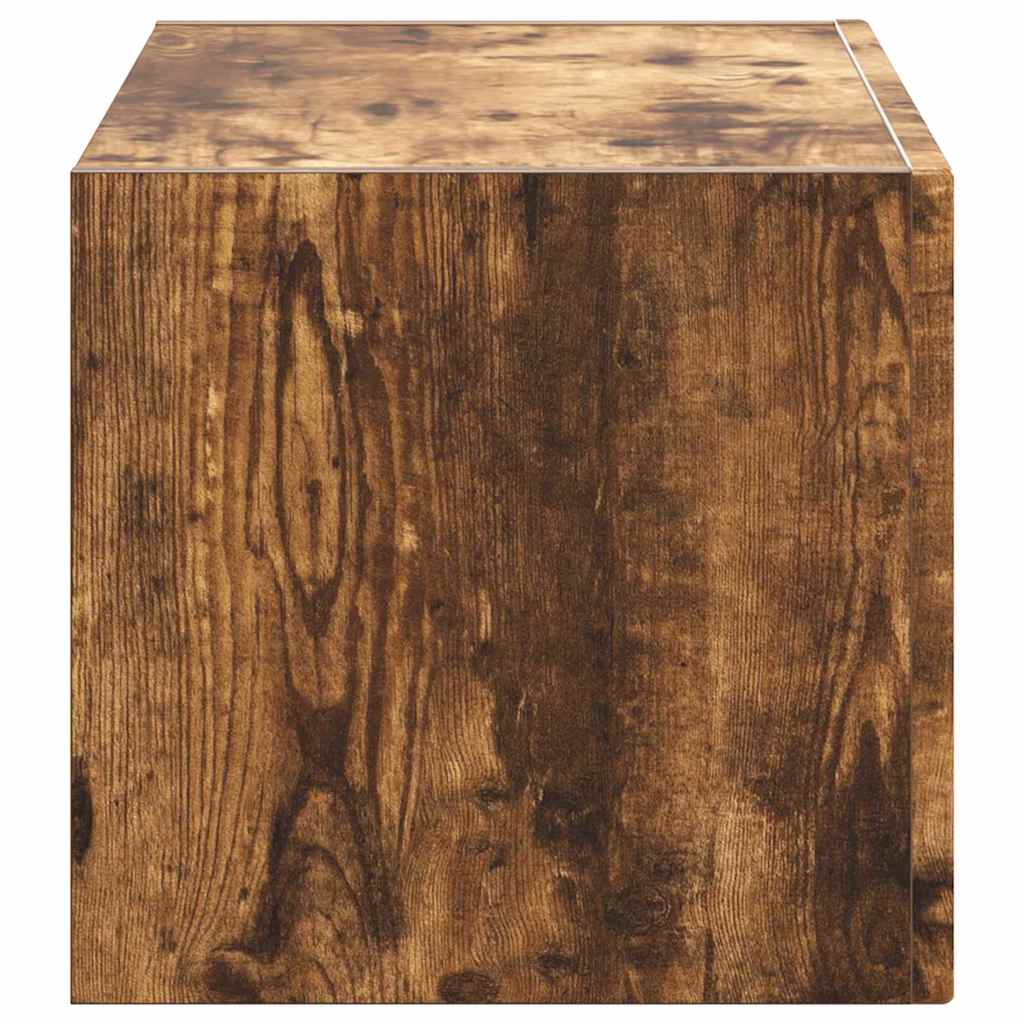 vidaXL Ντουλάπι Τηλεόρασης Τοίχου Καπνιστό Δρύς 60 x 31 x 29.5 εκ