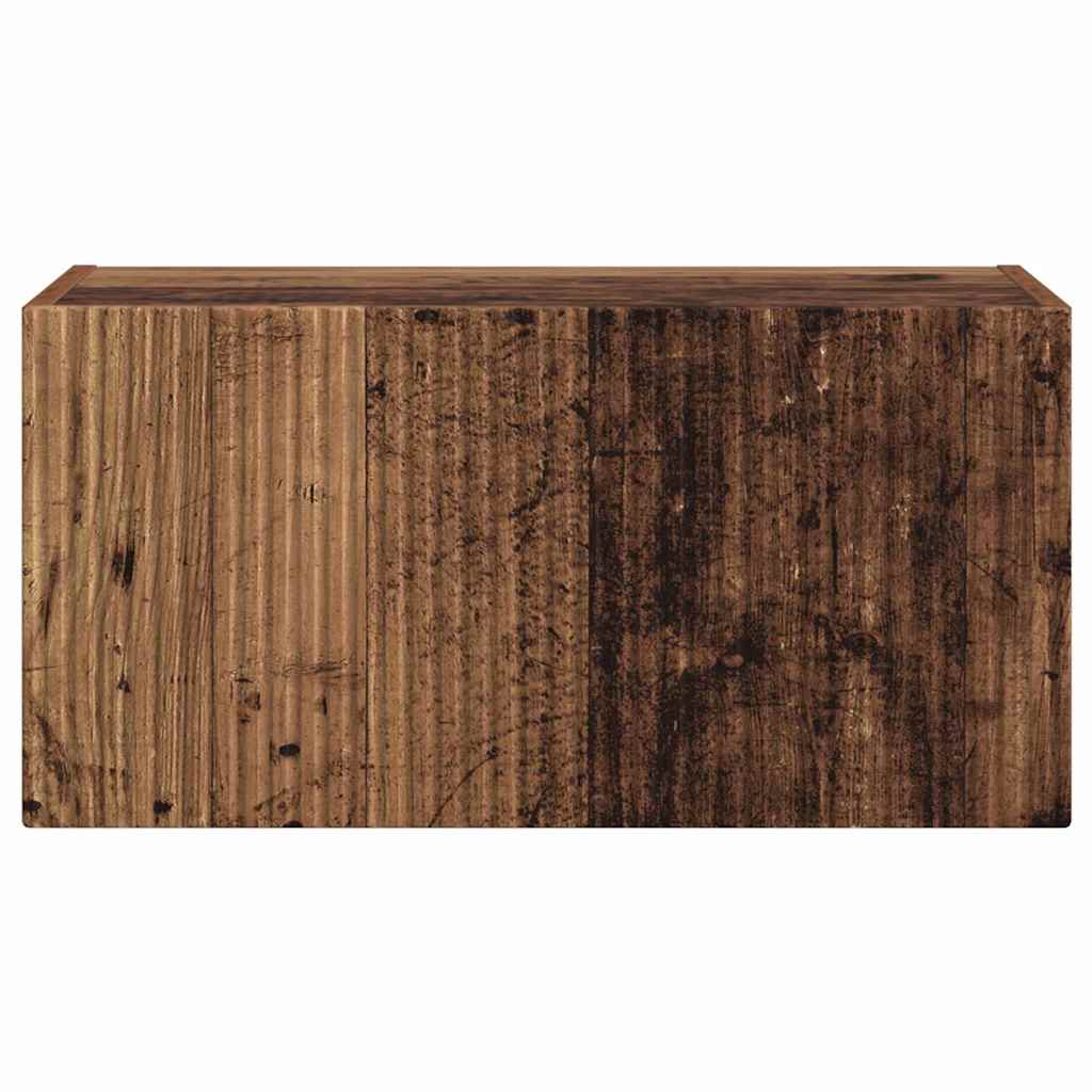 vidaXL Ντουλάπι Τηλεόρασης Τοίχου Παλιό Ξύλο 60 x 31 x 29.5 εκ