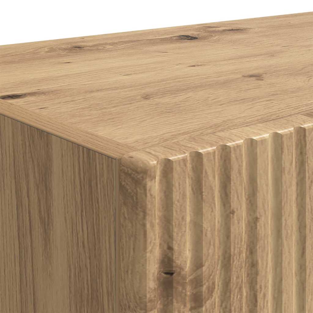 vidaXL Ντουλάπι Τηλεόρασης Τοίχου Καρυδιά Χειροποίητης Εργασίας