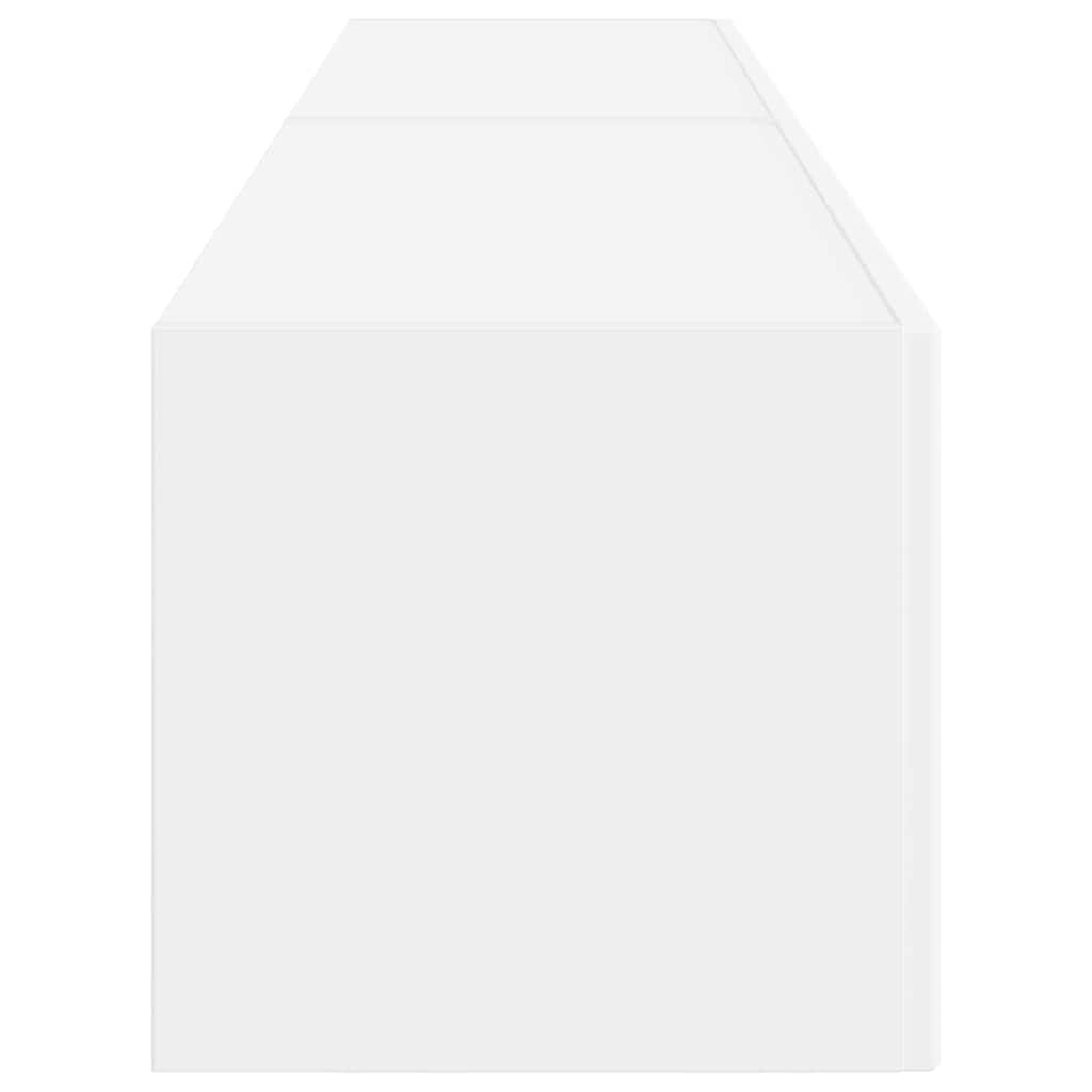 vidaXL Ντουλάπι Τηλεόρασης Τοίχου 2 pcs Λευκό 60 x 31 x 29.5 εκ