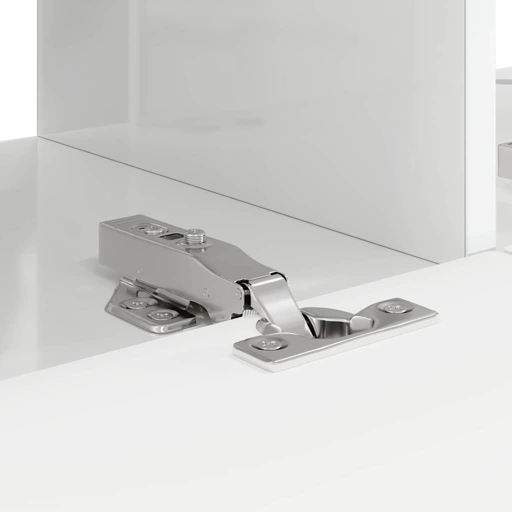 vidaXL Ντουλάπι Τηλεόρασης Τοίχου Λαμπερό Λευκό 60 x 31 x 29.5 εκ