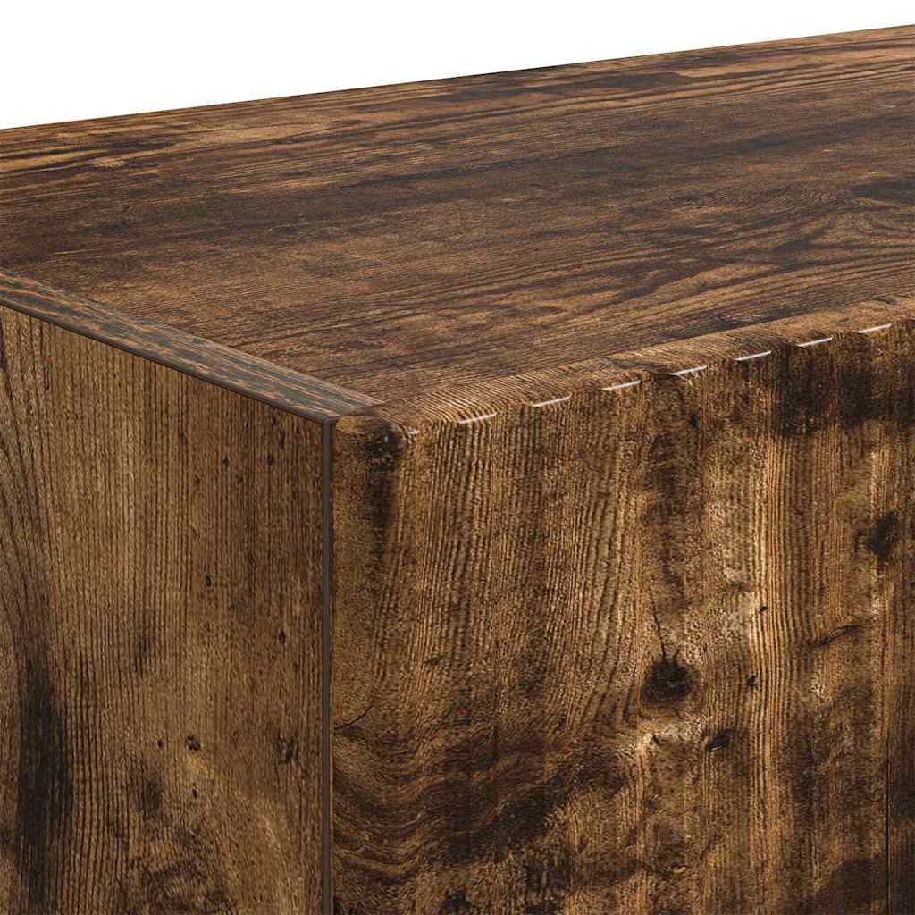 vidaXL Ντουλάπι Τηλεόρασης Τοίχου Καπνιστό Δρύς 60 x 31 x 29.5 εκ