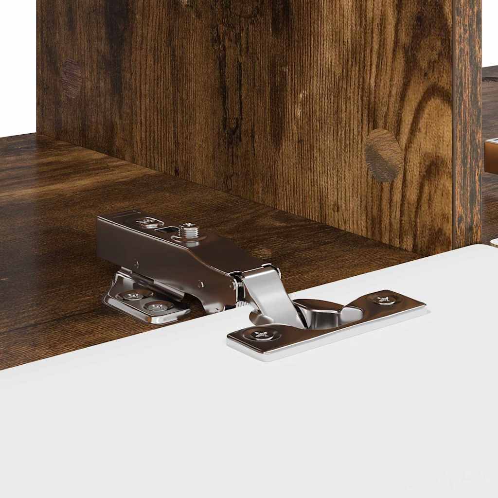 vidaXL Ντουλάπι Τηλεόρασης Τοίχου Καπνιστό Δρύς 60 x 31 x 29.5 εκ