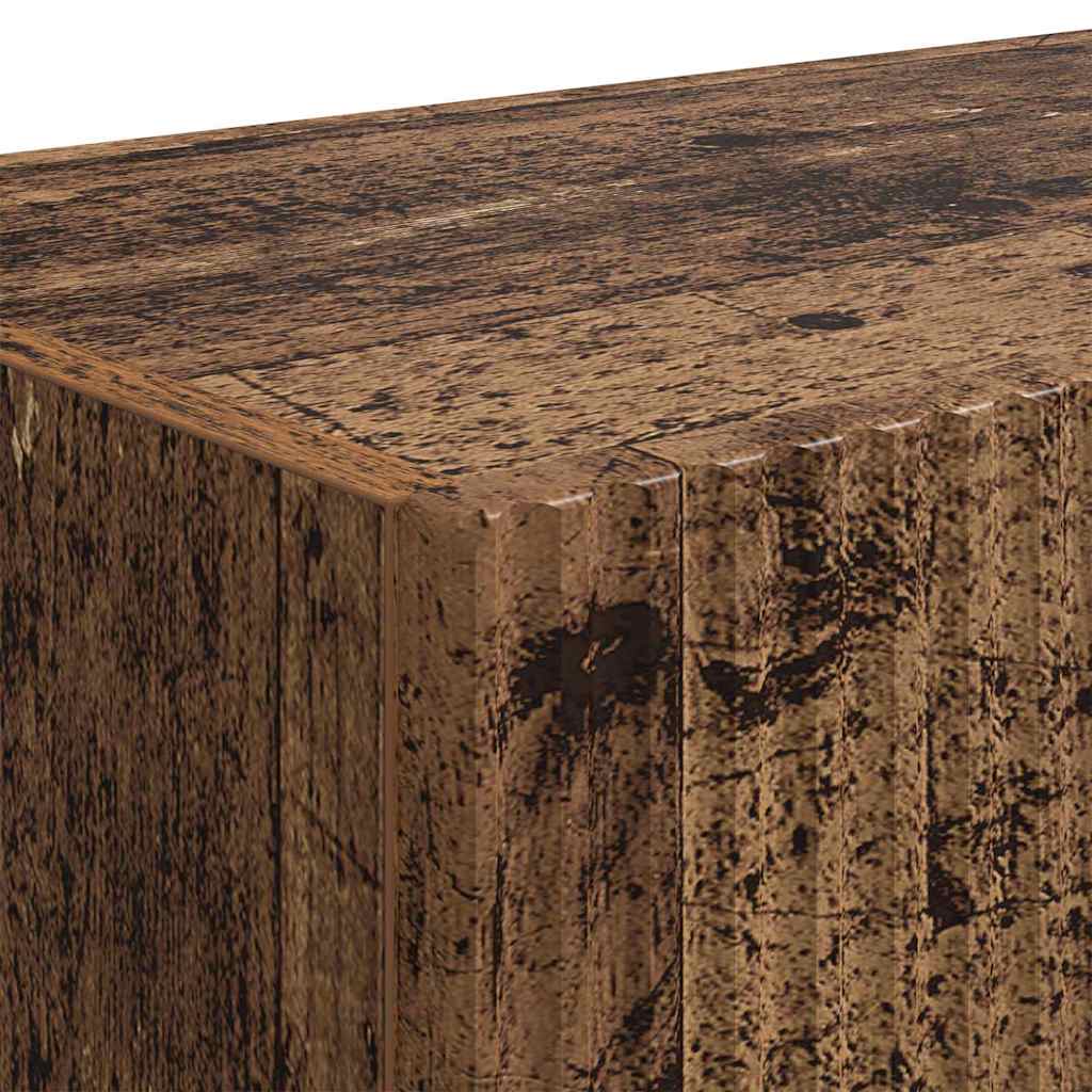 vidaXL Ντουλάπι Τηλεόρασης Τοίχου 2 pcs Παλιό Ξύλο 60 x 31 x 29.5 εκ