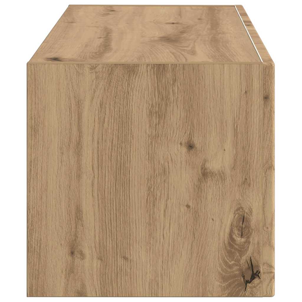 vidaXL Ντουλάπι Τηλεόρασης Τοίχου Καρυδιά Χειροποίητης Εργασίας