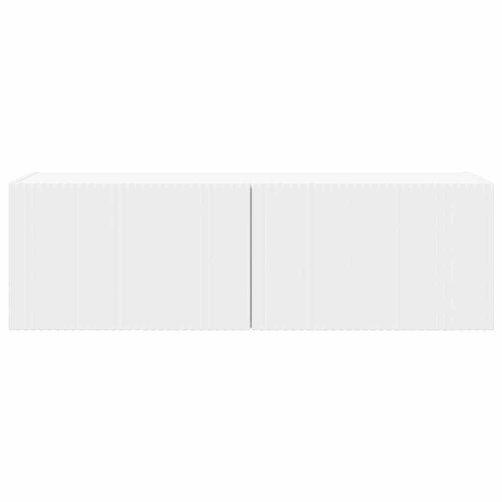 vidaXL Ντουλάπι Τηλεόρασης Τοίχου Επιτοίχιο Λευκό 60 x 31 x 29.5 εκ