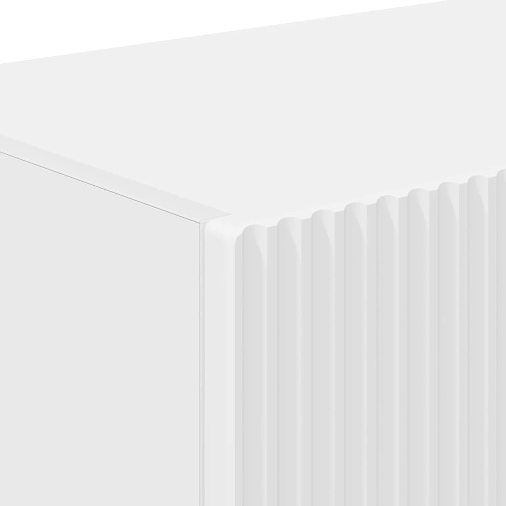 vidaXL Ντουλάπι Τηλεόρασης Τοίχου 2 pcs Λευκό 60 x 31 x 29.5 εκ