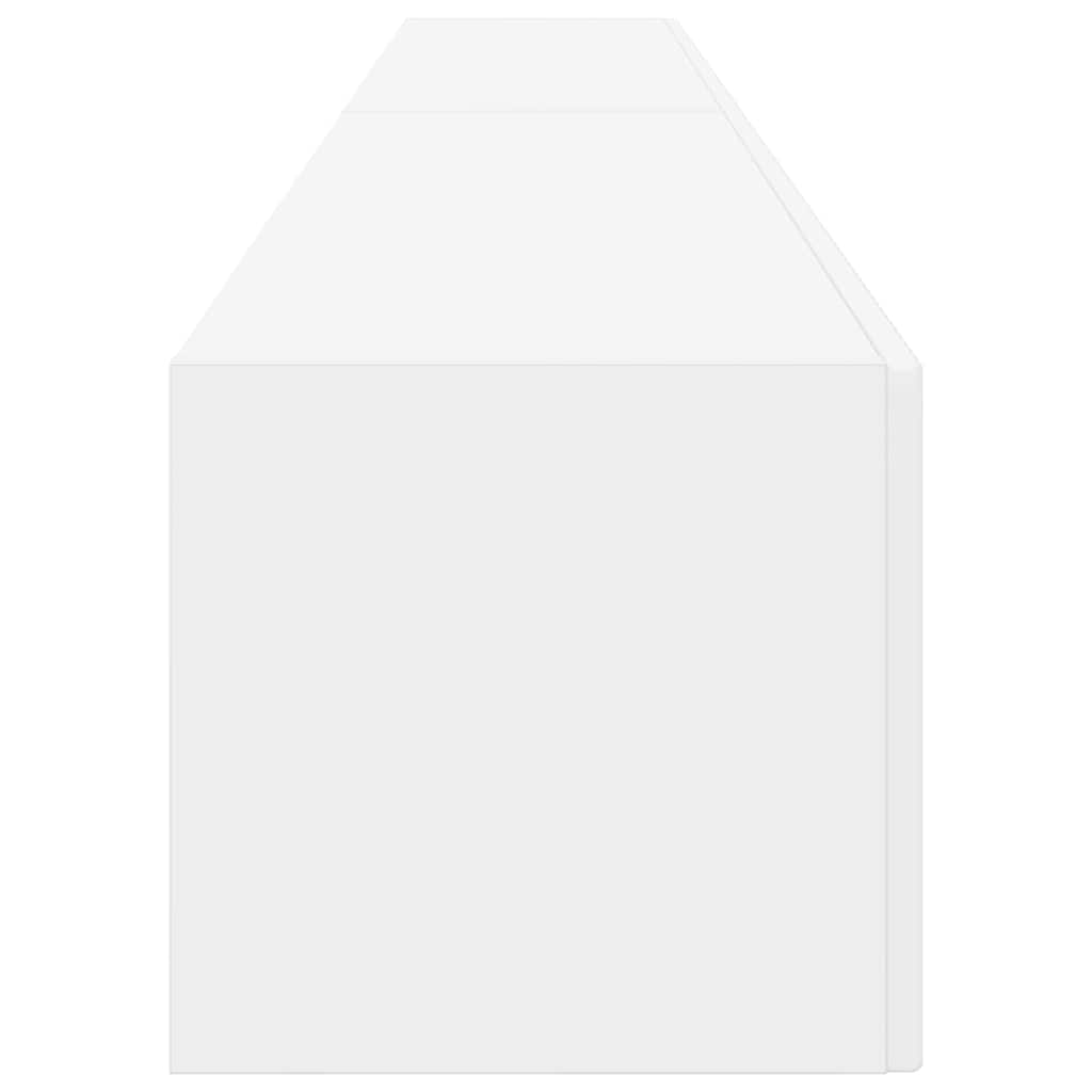 vidaXL Ντουλάπι Τηλεόρασης Τοίχου 2 pcs Λευκό 60 x 31 x 29.5 εκ
