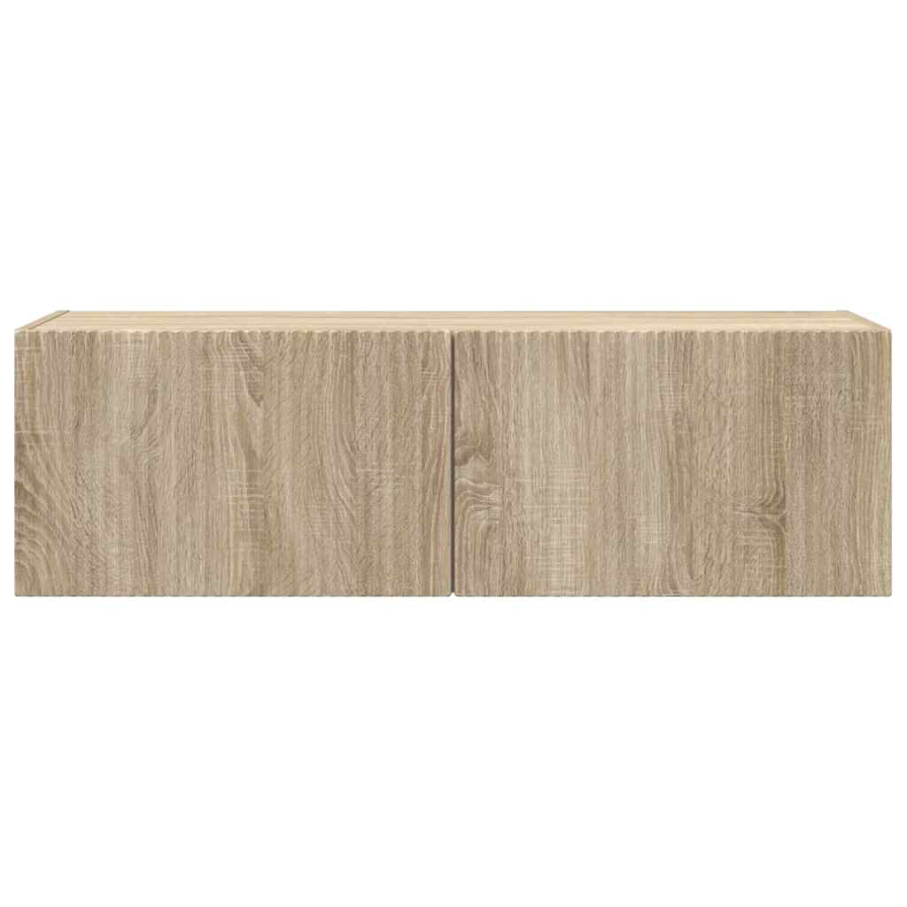 vidaXL Ντουλάπι Τηλεόρασης Τοίχου Επιτοίχιο Σονόμα 60 x 31 x 29.5 εκ