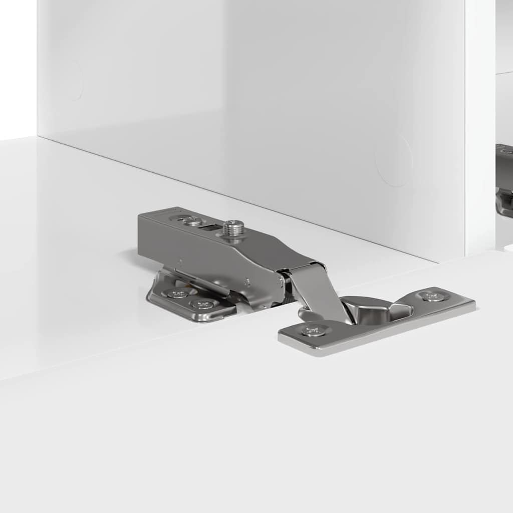 vidaXL Ντουλάπι Τηλεόρασης Τοίχου Λαμπερό Λευκό 60 x 31 x 29.5 εκ