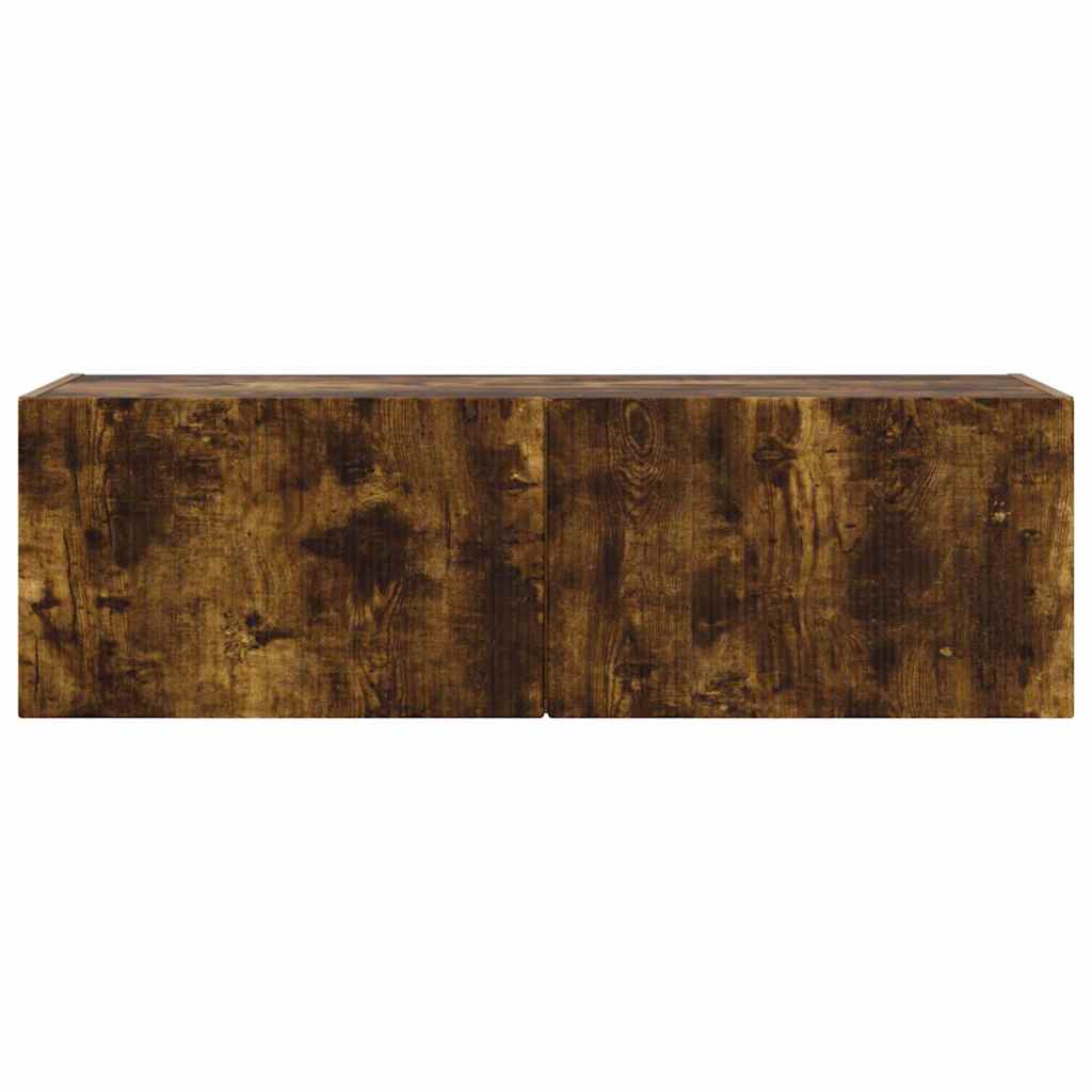 vidaXL Ντουλάπι Τηλεόρασης Τοίχου Καπνιστό Δρύς 60 x 31 x 29.5 εκ