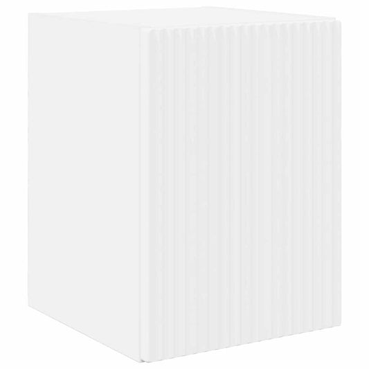 vidaXL Ντουλάπι Τηλεόρασης Τοίχου Επιτοίχιο Λευκό 30 x 31 x 40 εκ.