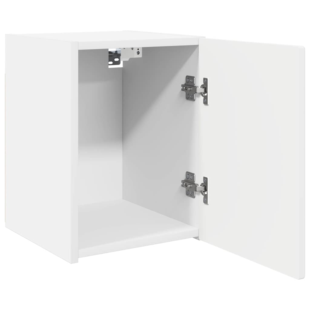 vidaXL Ντουλάπι Τηλεόρασης Τοίχου 2 pcs Λευκό 30 x 31 x 40 εκ.