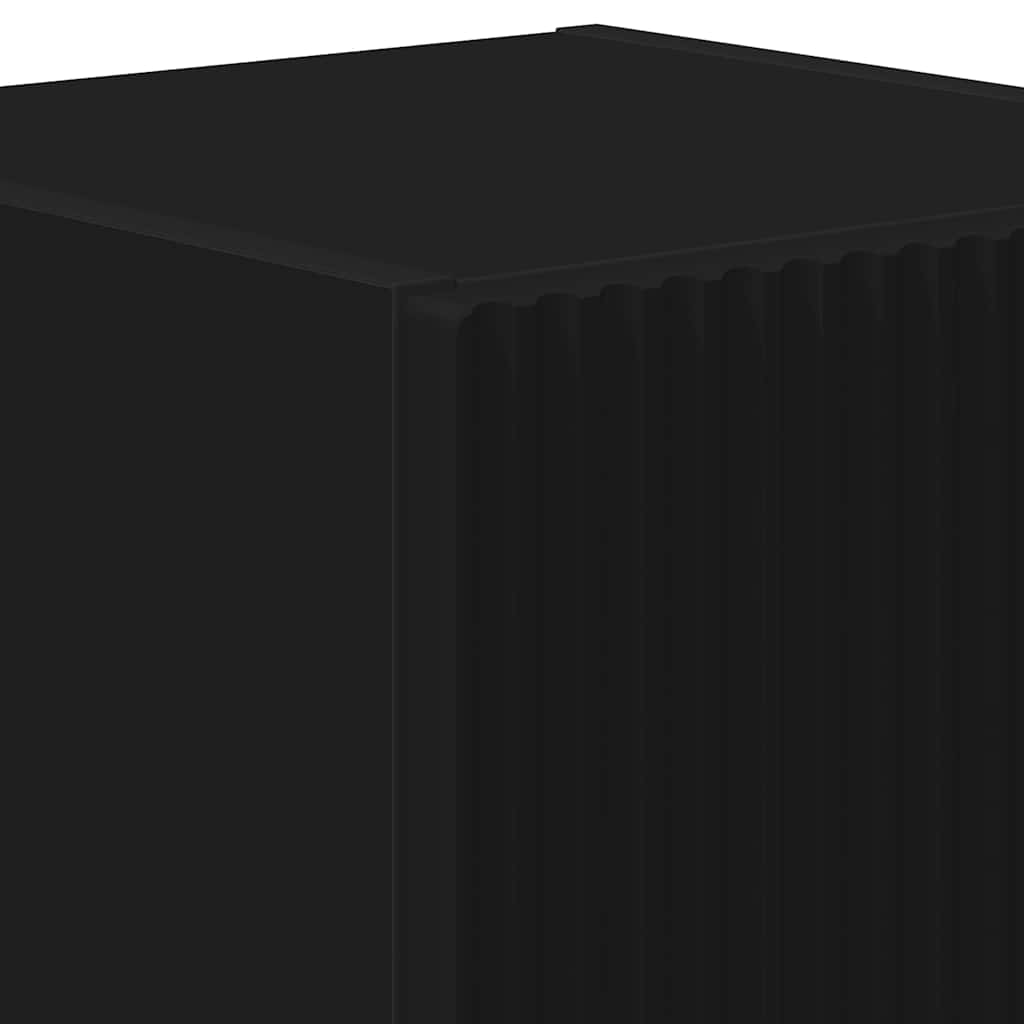 vidaXL Ντουλάπι Τηλεόρασης Τοίχου Επιτοίχιο Μαύρο 30 x 31 x 40 εκ.